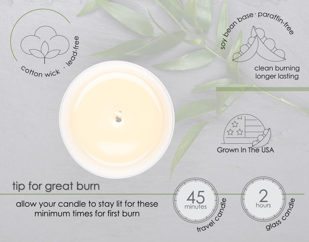 Blackberry Amber Travel Soy Candle