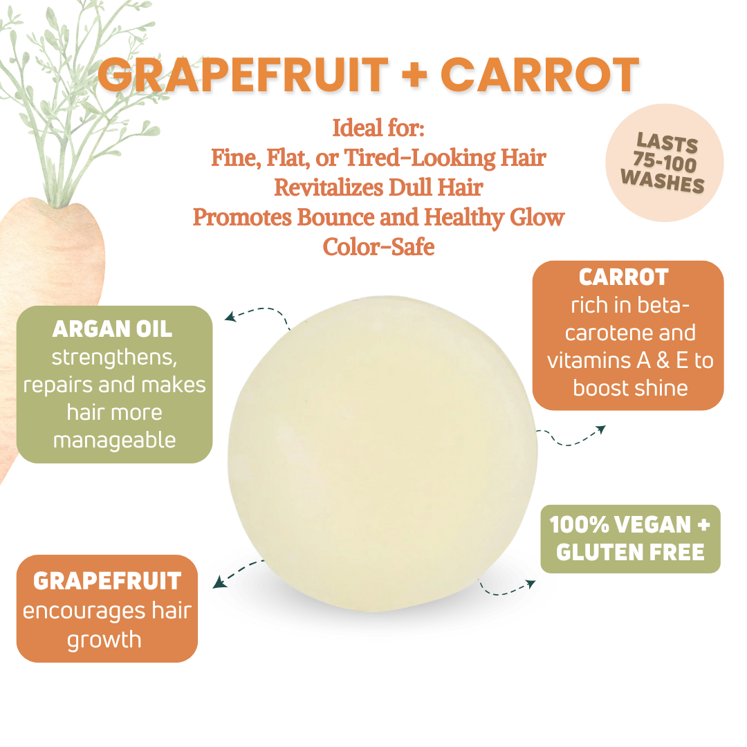 Grapefruit + Carrot Conditioner Bar