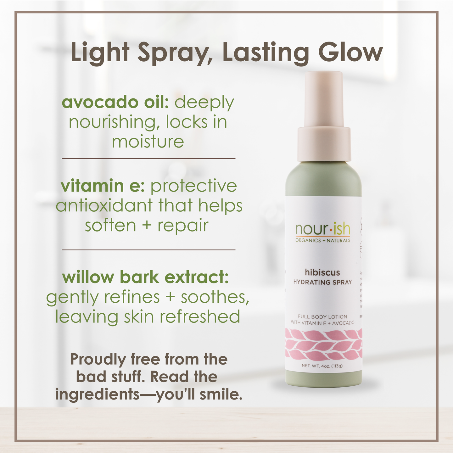Hibiscus Hydrating Spray Full Body Lotion- SOLD OUT